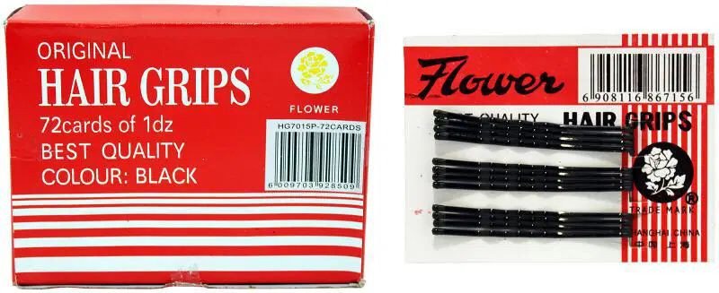 Flower Hair Crips  Epingle Cheveux (12 x 72)pcs